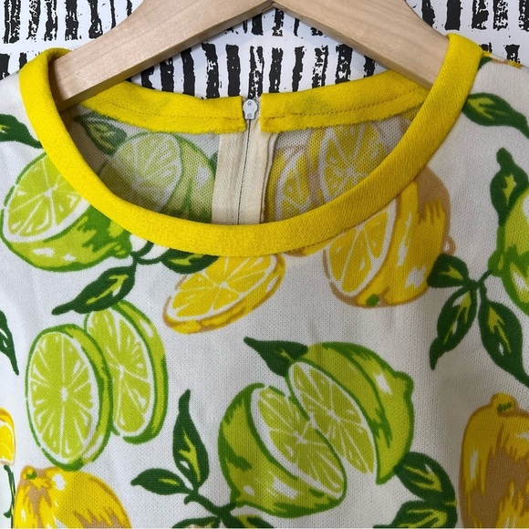 Vintage handmade polyester Lemon Print Dress - Picture 5 of 14